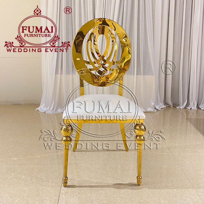 Stainless Steel Dining Chair For Wedding TableFumai