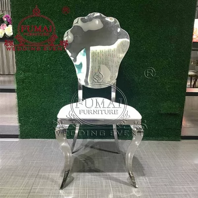 Silver dining chair