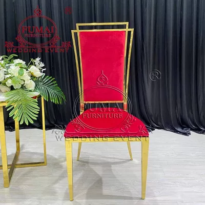 Gold Metal Wedding Chairs