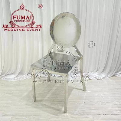 Silver dinner chair