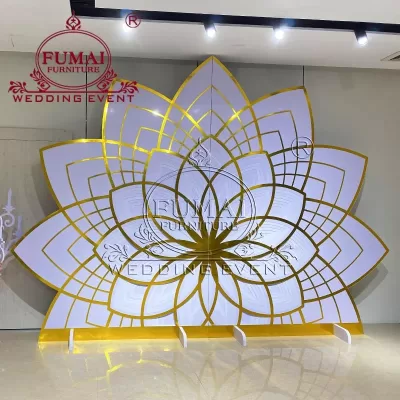 Gold Lotus Backdrop