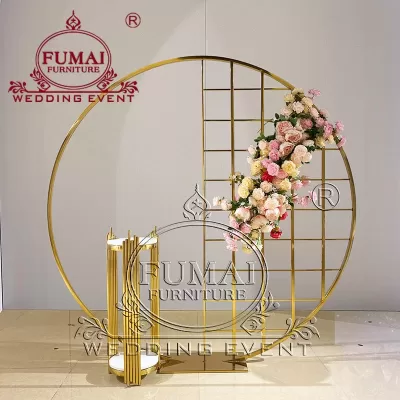 Gold Frame Wedding Backdrop