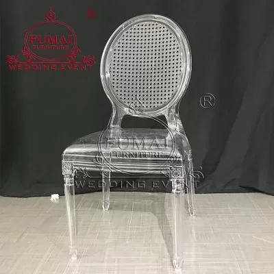 Acrylic chairs wedding