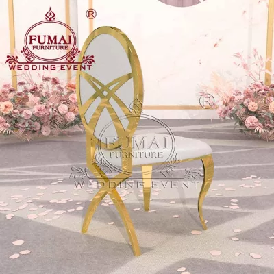 Cross leg wedding chair