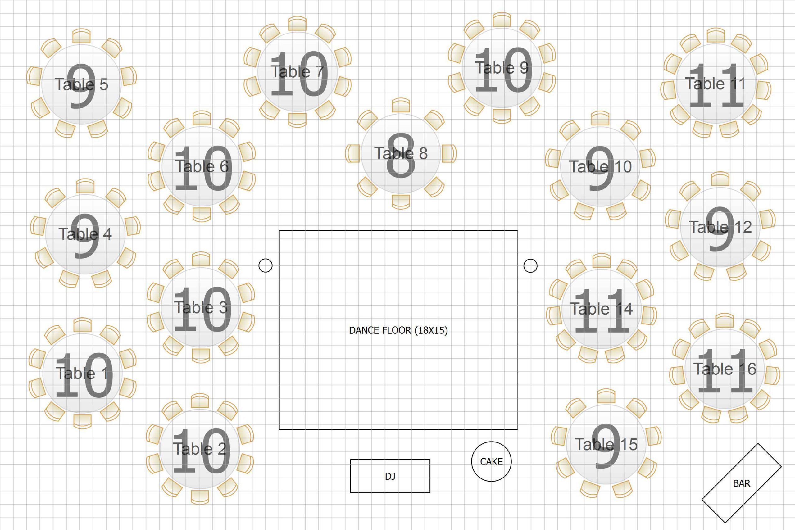 Table Assignments and Floor Plans