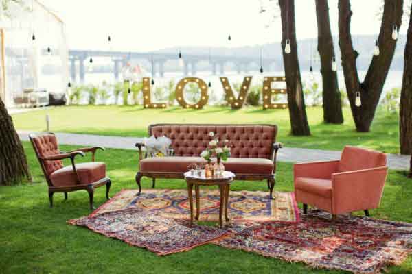 Cool Wedding Reception Lounge