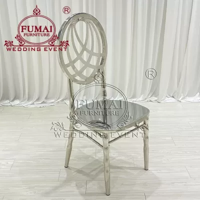 Silver Banquet Chair