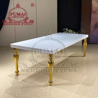 Rectangular banquet table