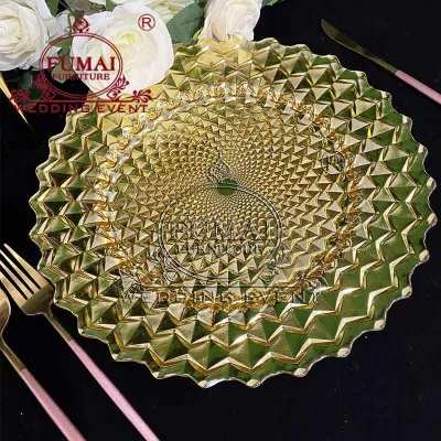 Glass plate charger