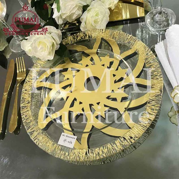 Table plate mats golden for dining table Fumai Furniture