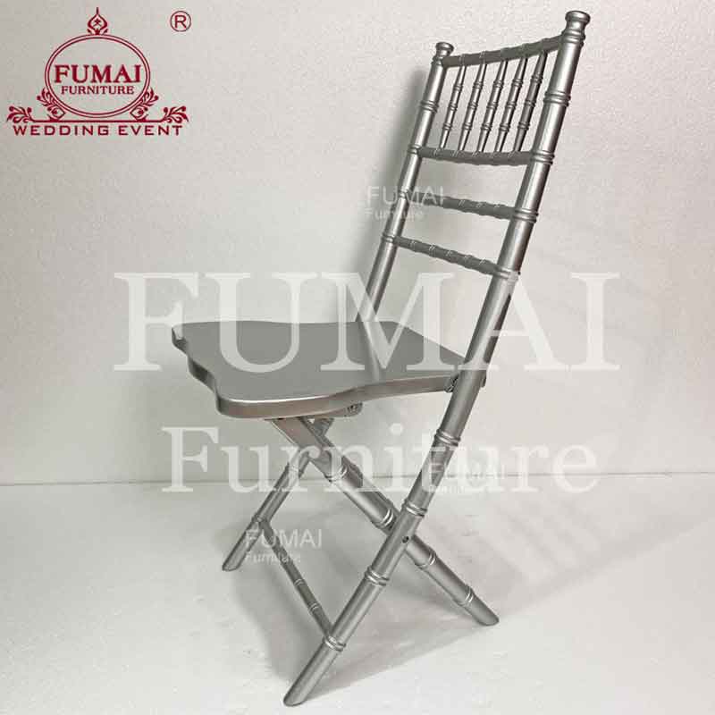 Folding chiavari chair plastic for garden weddingFumai