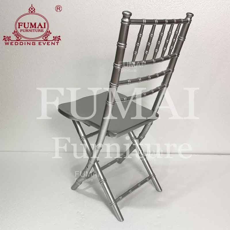 Folding chiavari chair plastic for garden weddingFumai