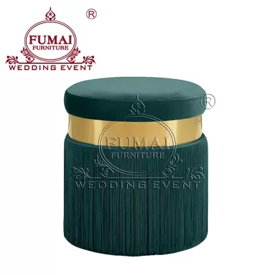 Emerald Green Ottoman