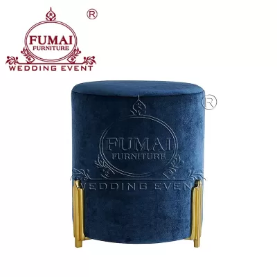 Navy Blue Ottoman