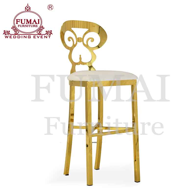 Bar stool chairs with backs custom unique design Fumai