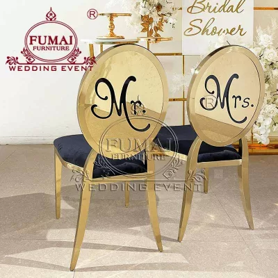 Mr and Mrs Wedding Chairs