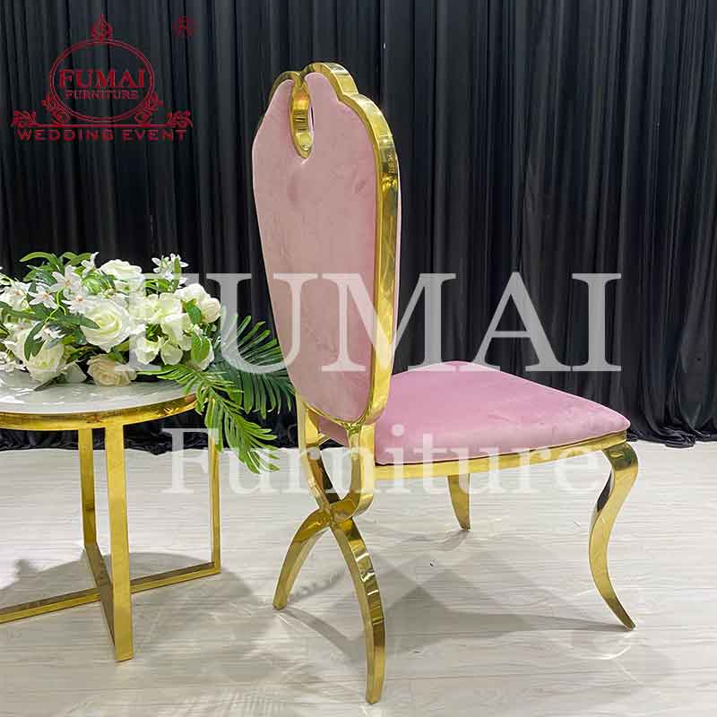 Venue chairs wholesale pink velvet x legs event chair