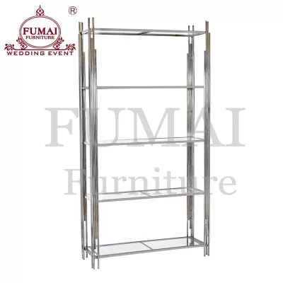 Silver wine rack