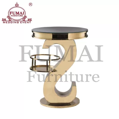 Gold cocktail table