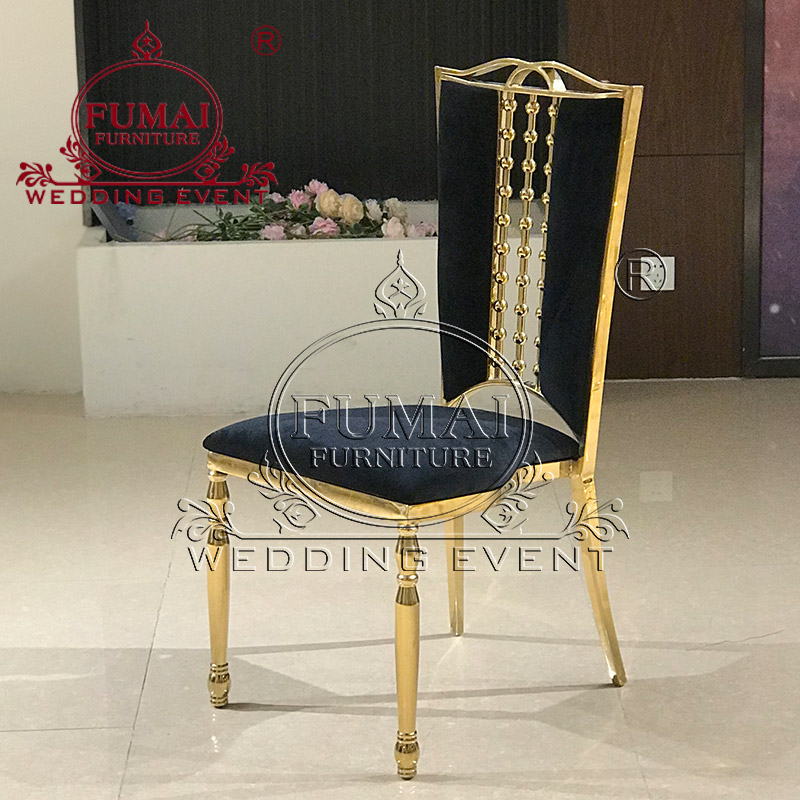 Luxury wedding stackable dining chair