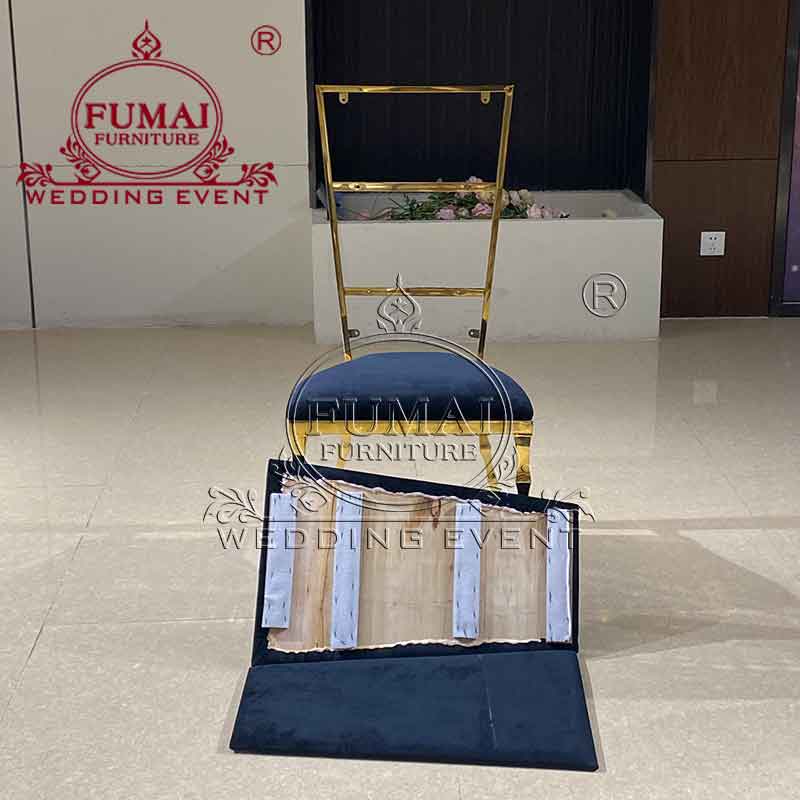 Stainless steel banquet chair