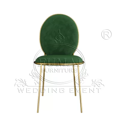 Emerald green dining chair