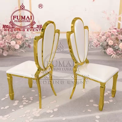 Stainless steel wedding chairs