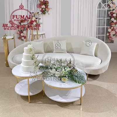 Wedding reception sofa set