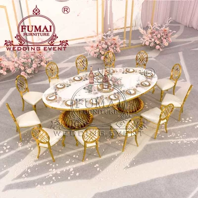 Banquet style tables