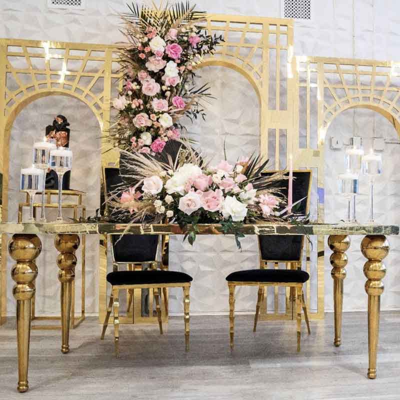 Common Wedding Furniture Materials