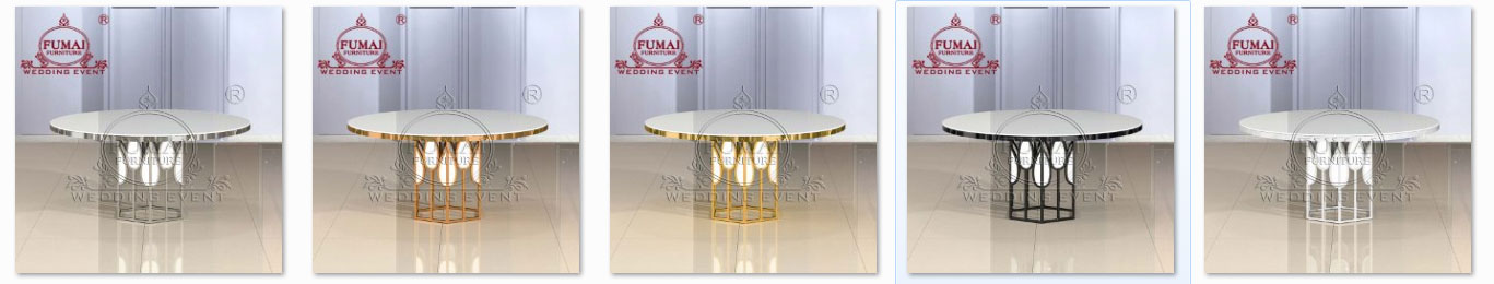 Graceful Gold Wedding Table