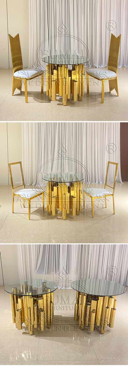 Gold Cake Table