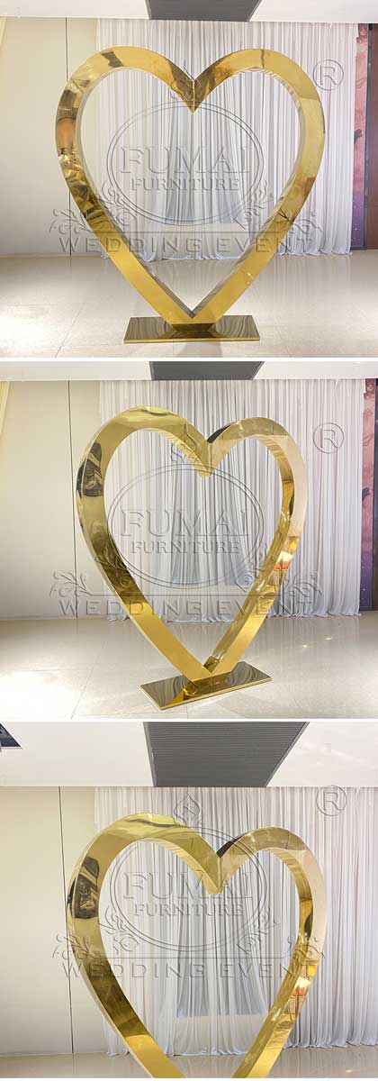 Sweet Heart Shape Wedding Backdrop