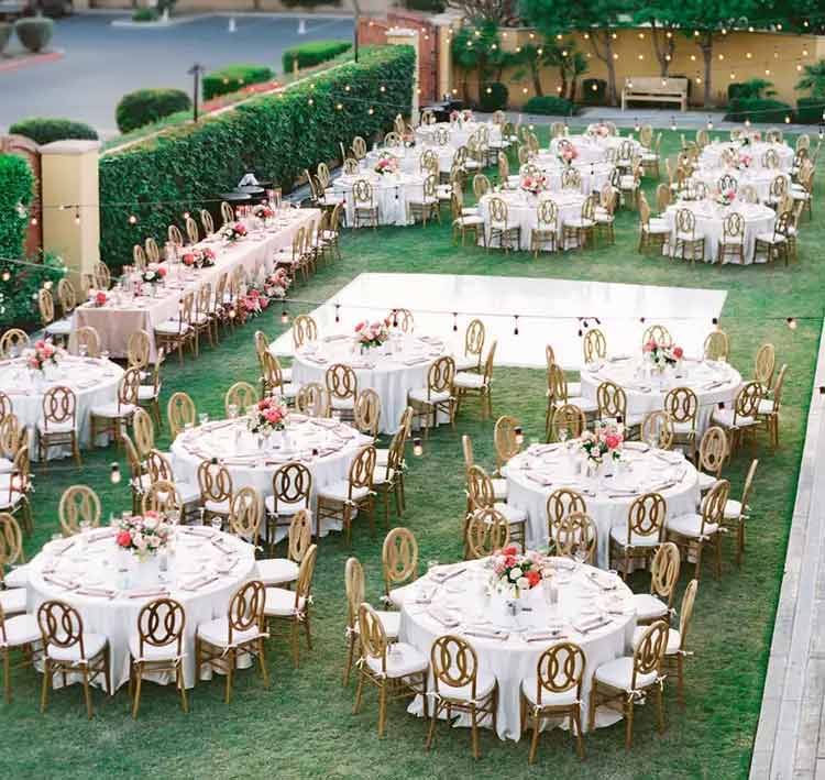 Round Table Wedding Decor