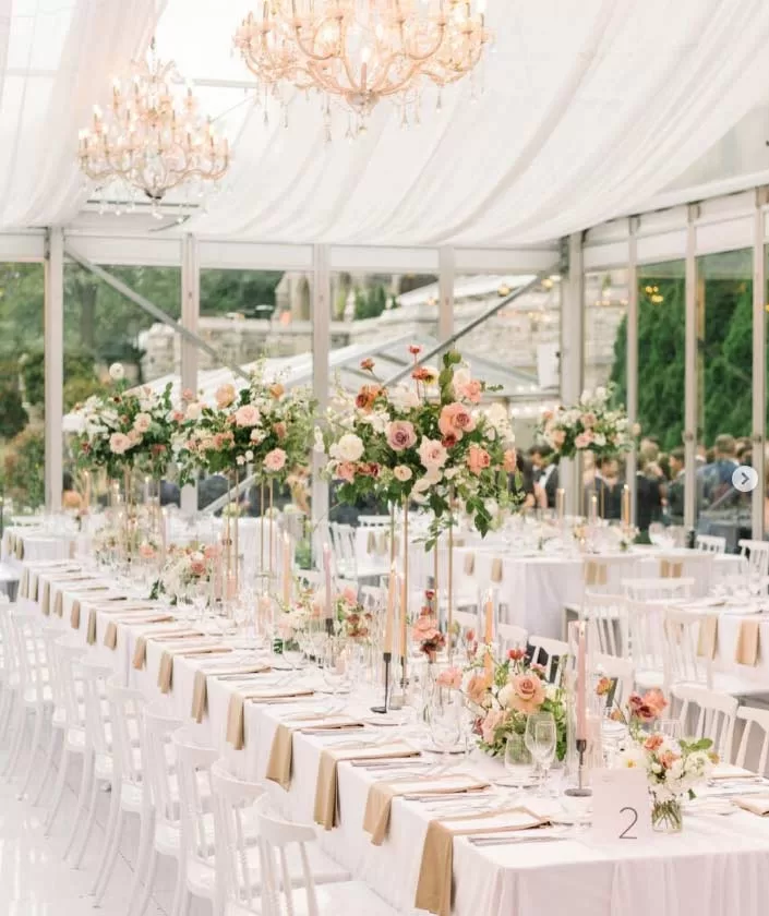 Garden Wedding Reception