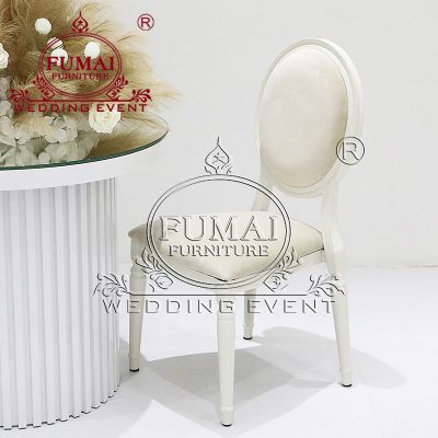 White Louis Chair Wedding