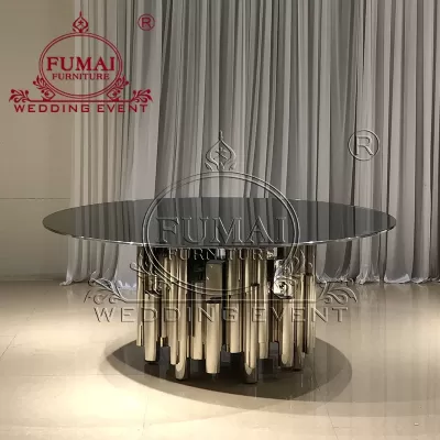 Silver Metal Table