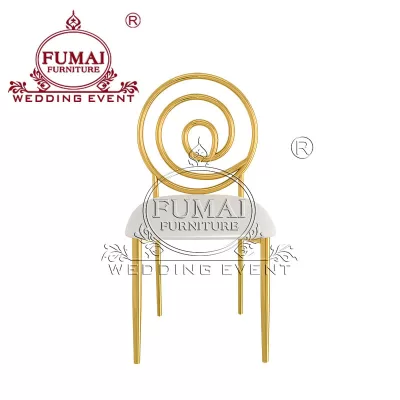 Spiral Circle Back Chair