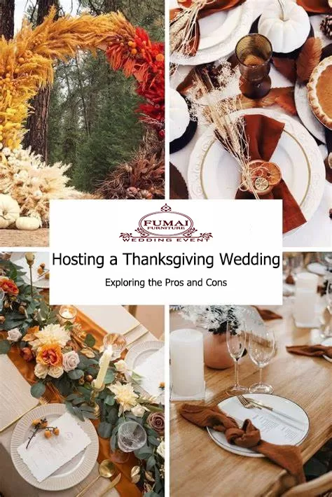 Hosting a Thanksgiving Wedding
