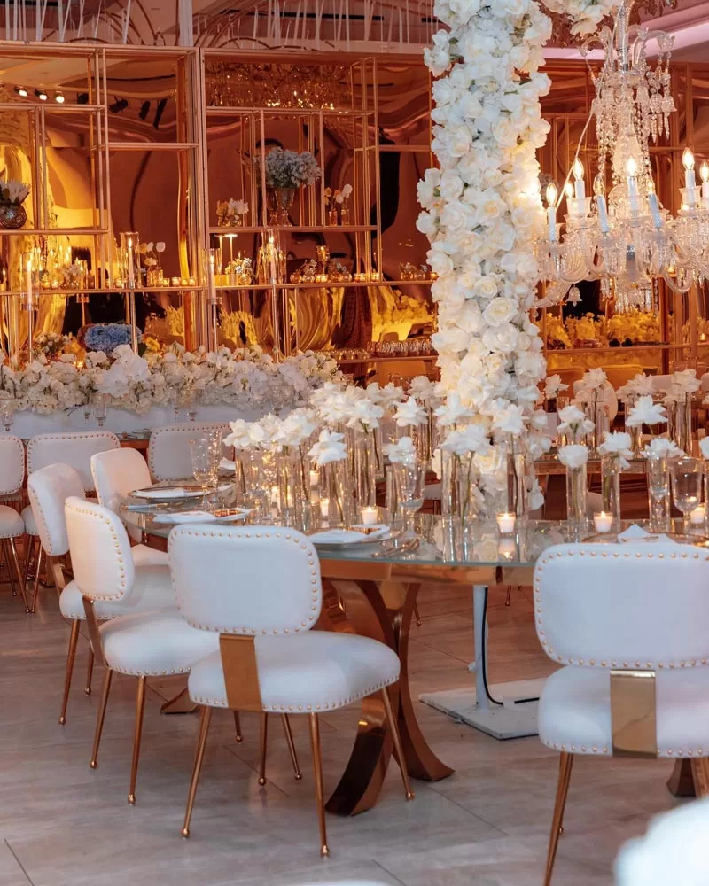 White Velvet Dining Chairs