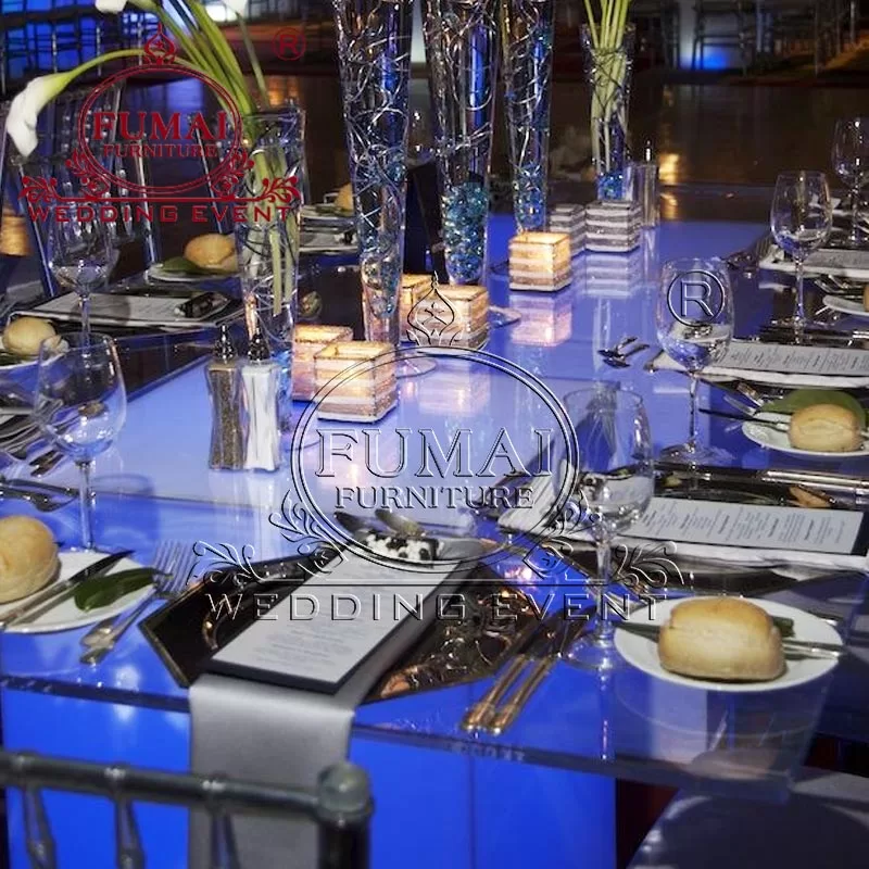 LED Illuminated Wedding Tables